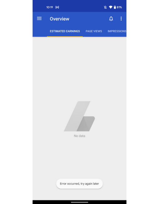 Google AdSense for Android app stops working fully shutdown by Google